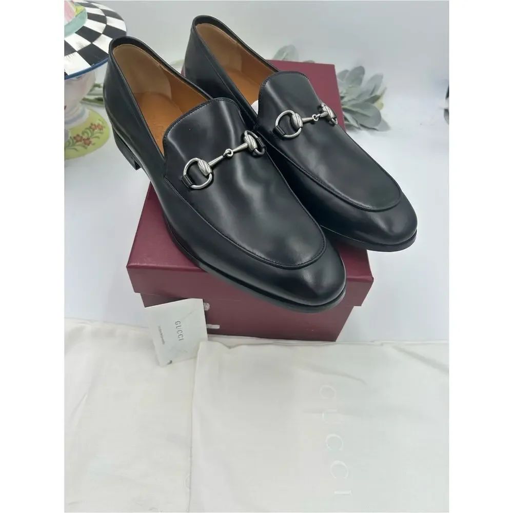 Men's Gucci horse bit leather loafer size 10.5 made in Italy